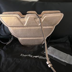 Beautiful Emporio Armani, purse shoulder strap ,rose gold